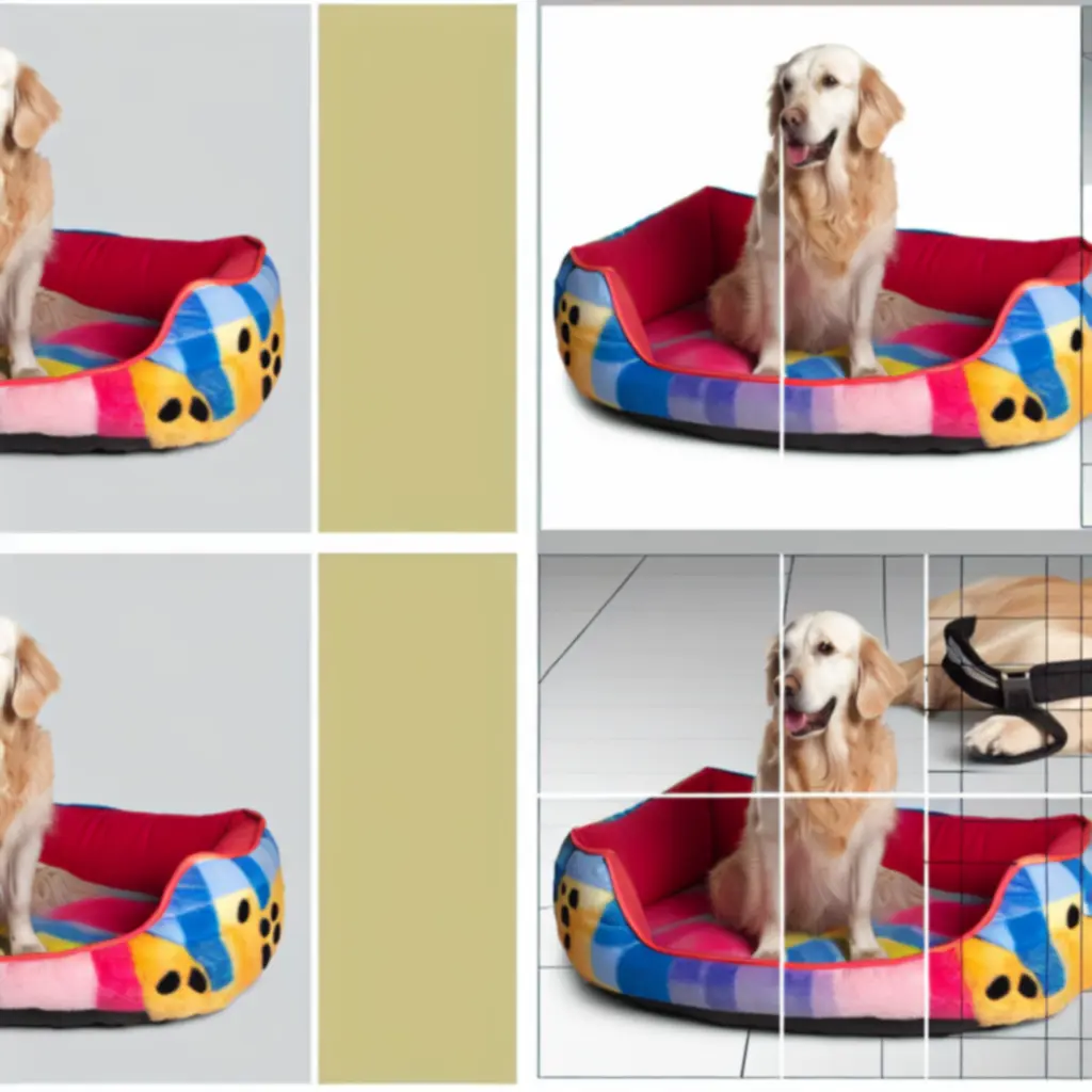 Produkt dla zwierząt sfotografowany z wielu ujęć i w trakcie użytkowania